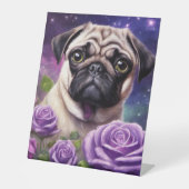 パグ 台座サイン (正面)