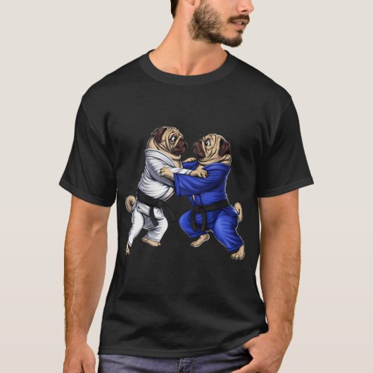 パグ・柔術・レスラー Tシャツ (正面)
