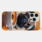 パグ iPhoneケース (裏面横)