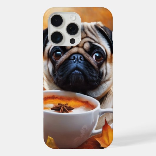 パグ iPhoneケース (裏面)