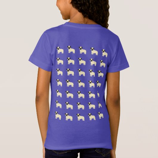 パグ、 Tシャツ (裏面)