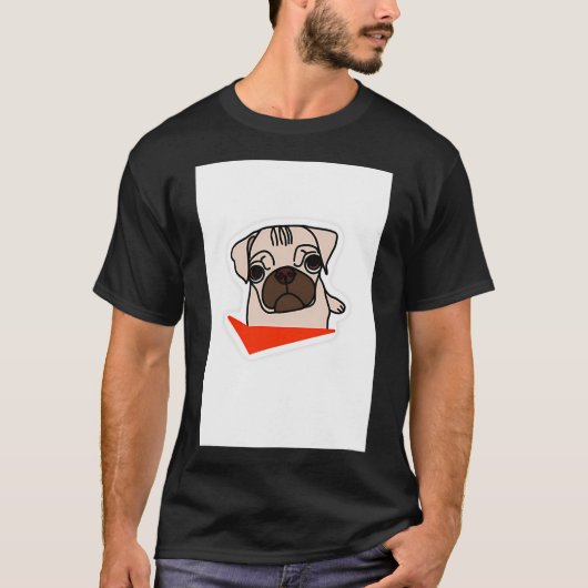 パグ Tシャツ (正面)