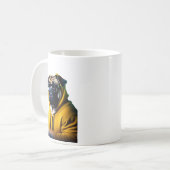 パグopticianコーヒーマグ コーヒーマグカップ (正面左)