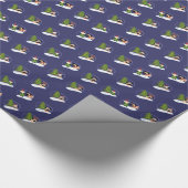 パグvの格言の休日の包装紙 ラッピングペーパー (角)