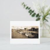 パケットランディングモノンガヘラ川ヴィンテージ葉書 ポストカード (スタンド正面)