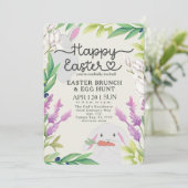 パコザバニー イースター サンデー ブランシュ＆イースターエッグ ハント ご招待 招待状 (スタンド正面)