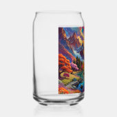 パゴダとカラーランドスケープビール缶 ガラス缶 (右)