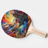 パゴダとカラーランドスケープ卓球ラケット 卓球ラケット (横)
