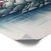 パゴダと風景のポスター ポスター (角)