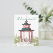 パゴダの住所カードの変更 案内ポストカード (スタンド正面)