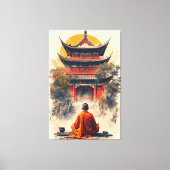 パゴダの囁き キャンバスプリント (正面)