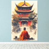 パゴダの囁き キャンバスプリント (インサイチュ (ウッドフロア))