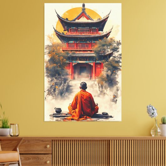 パゴダの囁き キャンバスプリント (インサイチュ (リビング))
