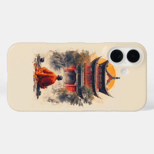 パゴダの囁き Case-Mate iPhoneケース (裏面 (横))