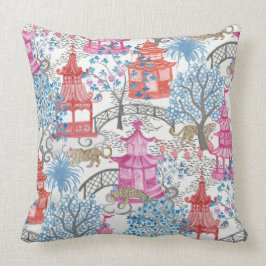パゴダの森のパーティーヒョウ クッション
