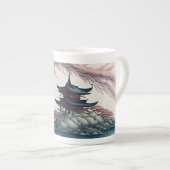 パゴダの風景 ボーンチャイナマグカップ (正面右)