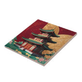 パゴダエレガント中国のー陳列タイル タイル (側面)