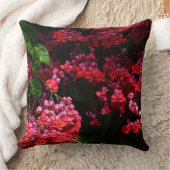 パゴダカラフルの花（赤とピンク） クッション (ブランケット)