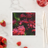 パゴダカラフルの花(赤とピンク) スタンダードカクテルナプキン (インサイチュ)