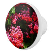 パゴダカラフルの花（赤とピンク） セラミックノブ (右)