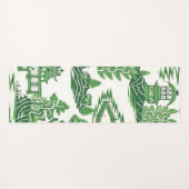 パゴダティーハウスチノワセリーインジェードグリーン ヨガマット (正面(横))