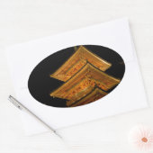 パゴダージャパン京都 楕円形シール (封筒)