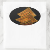 パゴダージャパン京都 楕円形シール (バッグ)