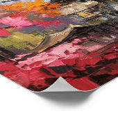 パゴダ日本のオイル塗装ポスター ポスター (角)