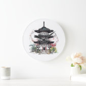 パゴダ禅 – ラージ壁時計 (ホーム)