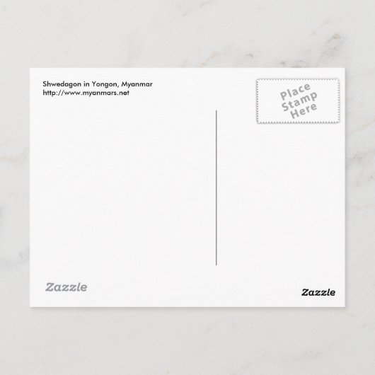 パゴダ ポストカード (裏面)