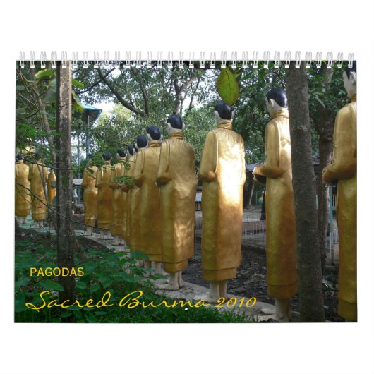 パゴダ：聖なるビルマ カレンダー (カバー)