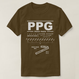 パゴパゴ国際的空港PPG Tシャツ