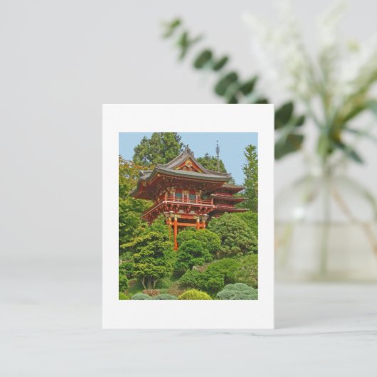 パゴ日本のダ写真絵を描のはがき ポストカード (スタンド正面)