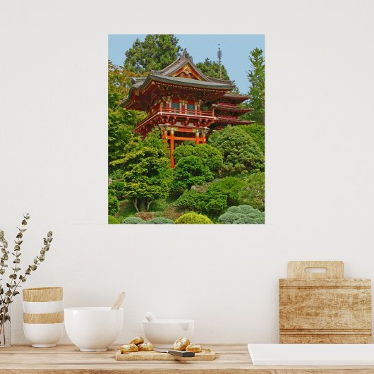 パゴ日本のダ写真絵画の ポスター (キッチン)