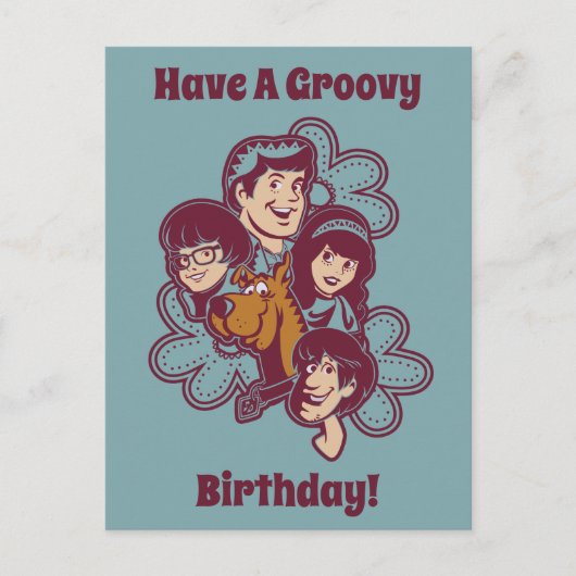 パサイズフラワースクービードゥーと集団 ポストカード (正面)