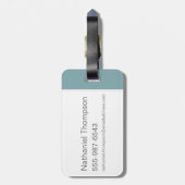 パサイズフラワースクービードゥーと集団 ラゲッジタグ (裏面縦)