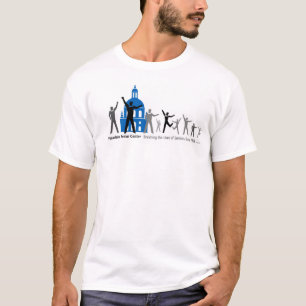 パサデナの高齢者センターのTシャツの前部だけ Tシャツ