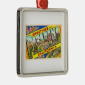 パサデナカリフォルニアヴィンテージラージレター メタルオーナメント (右)