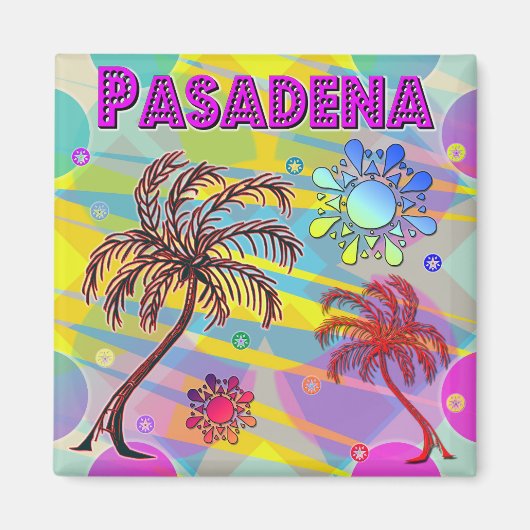 パサデナハッピーアンドホープ磁石 マグネット (正面)