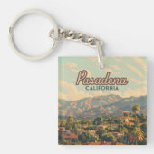 パサデナロサンゼルスカリフォルニアマウンテンズヴィンテージ キーホルダー (正面)