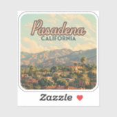 パサデナロサンゼルスカリフォルニアマウンテンズヴィンテージ シール (シート)
