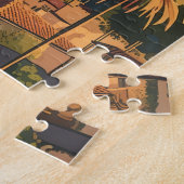 パサデナロサンゼルスカリフォルニアマウンテンズヴィンテージ ジグソーパズル (側面)