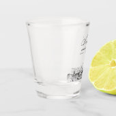 パサデナ結婚式の引き出物応援ショットグラス ショットグラス (左)