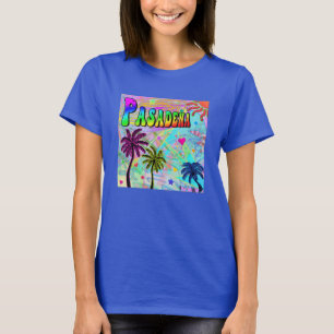 パサデナ鮮やかなロマンスTシャツ Tシャツ