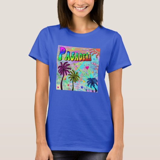 パサデナ鮮やかなロマンスTシャツ Tシャツ (正面)