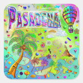 パサデナ タイムレス メロディ ステッカー (正面)