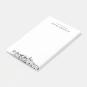 パサモダンデナプロフェッショナルギフトパーソナライズされた ポストイット (アングル)