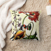 パサリ – マリアシビラメリアン植物芸術 クッション (ブランケット)