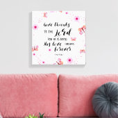 パサ与えル卿に136感謝してい:1キリスト教徒 キャンバスプリント (インサイチュ (リビング))