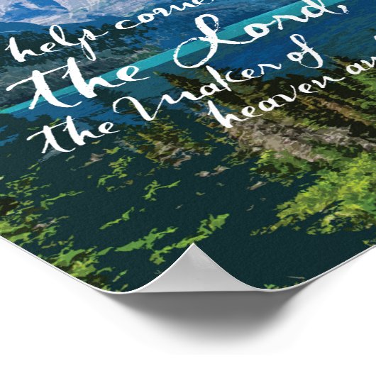 パサ救済ル来卿からの私の121 Mountain Art ポスター (角)